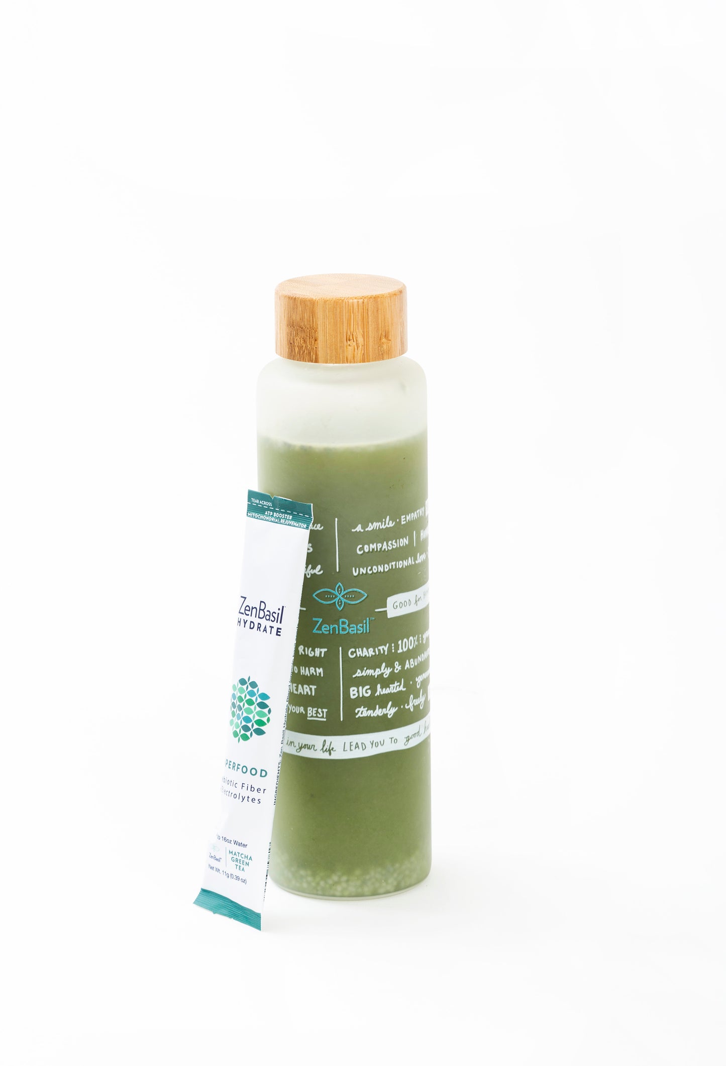 Zen Basil Hydrate Matcha Green Tea